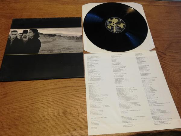 U2 The Joshua Tree 1987 Island Records 208219 Deutsche Pressung VG+/VG+